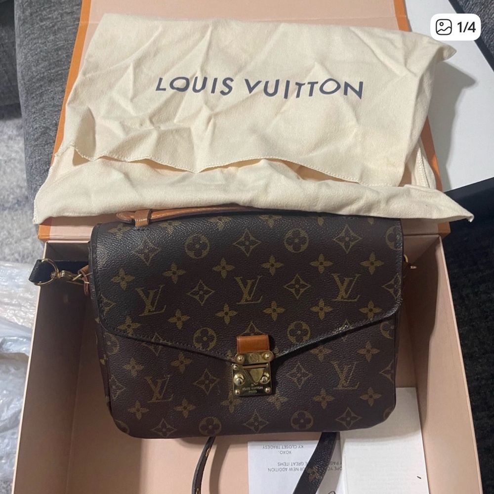 Louis Vuitton Dark Brown Monogram Crossbody Bag